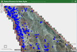 Thumbnail showing Points of Diversion for Water Rights Map
