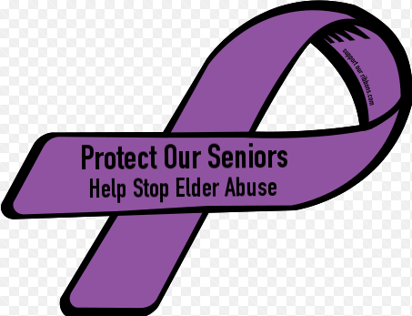 Elder Abuse Awareness Ribbon
