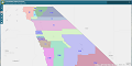 Screengrab of voting precinct map.