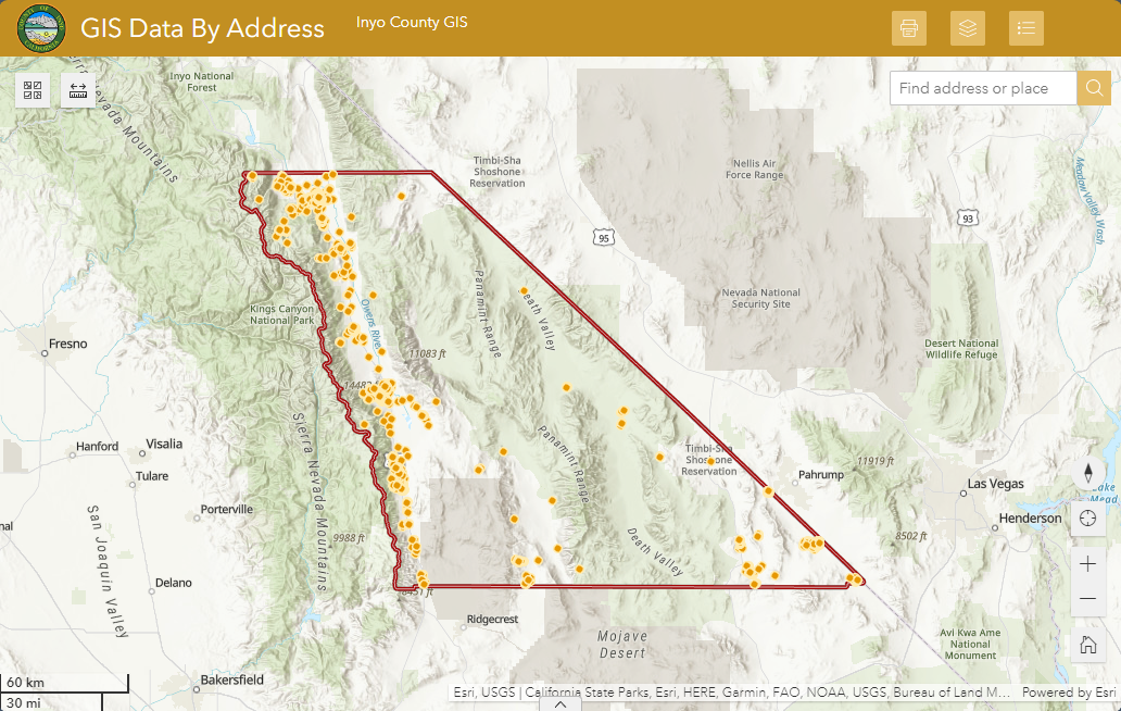 GIS data by address