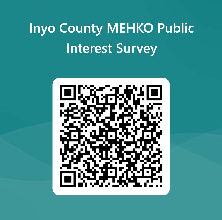 QR code on turquoise background
