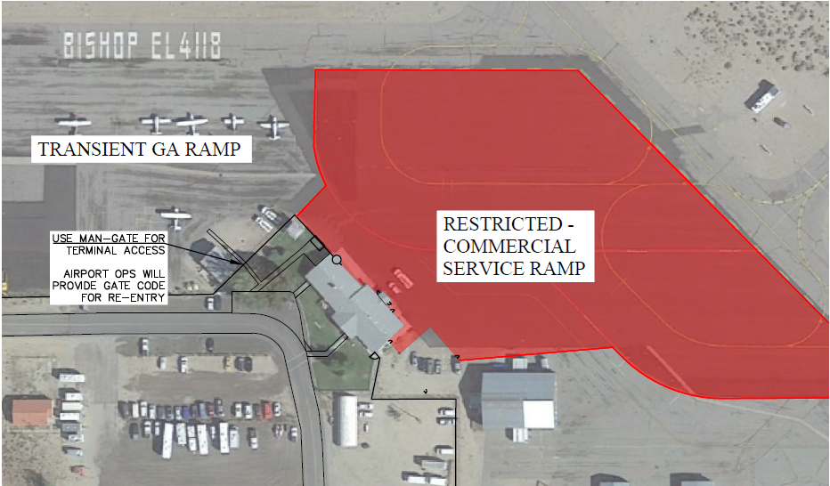 Map of restricted ramp