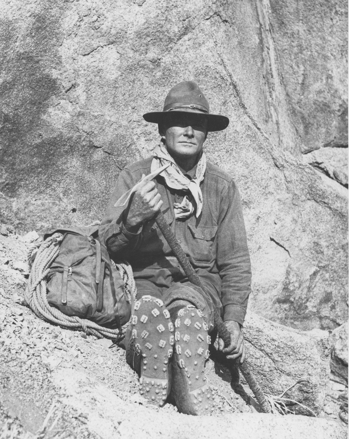 Pioneering Sierra climber Norman Clyde. 