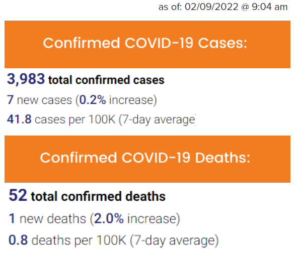 Cases and Deaths - 02.0.2022