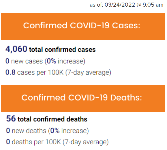 Cases and Deaths - 03.24.2022
