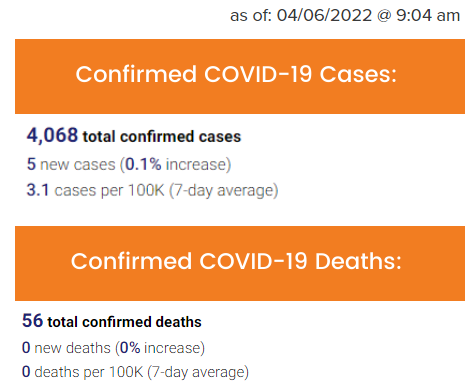 Cases and Deaths - 04.06.2022