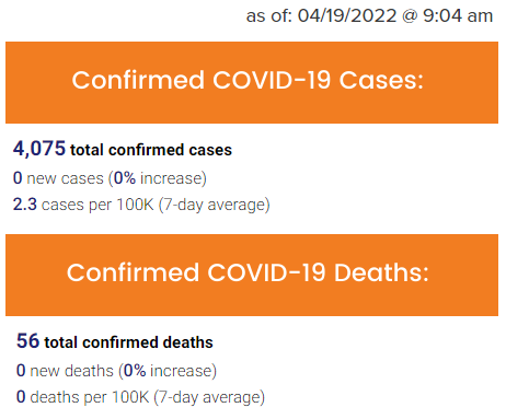 Cases and Deaths - 04.20.2022