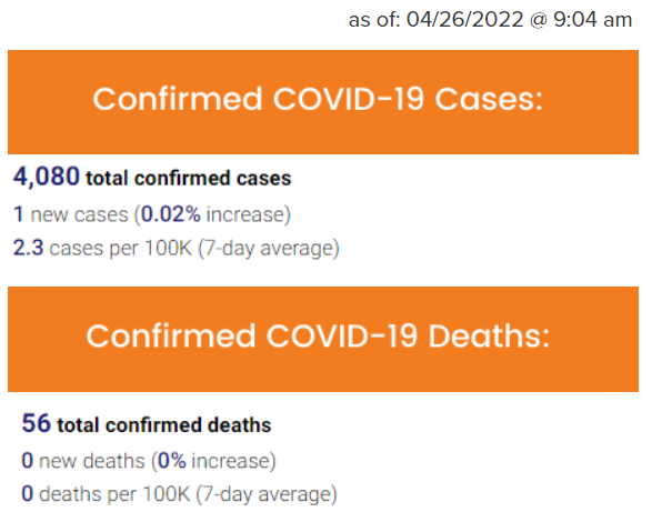 Cases and Deaths - 04.27.2022