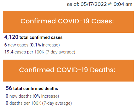 Cases and Deaths - 05.17.2022