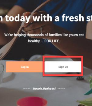 Create a new account- sign up