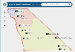 Thumbnail photos of Inyo County districts map