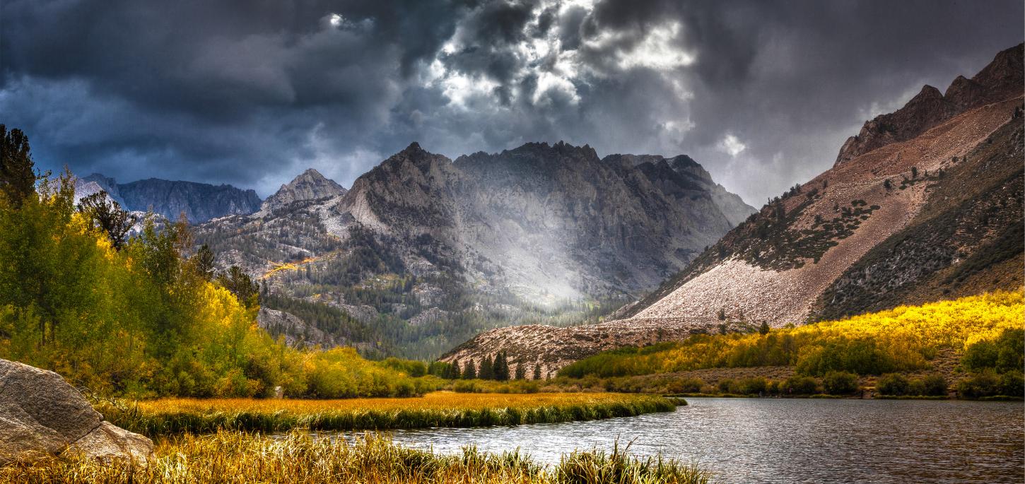 Sunburst over North Lake by Bob Kent