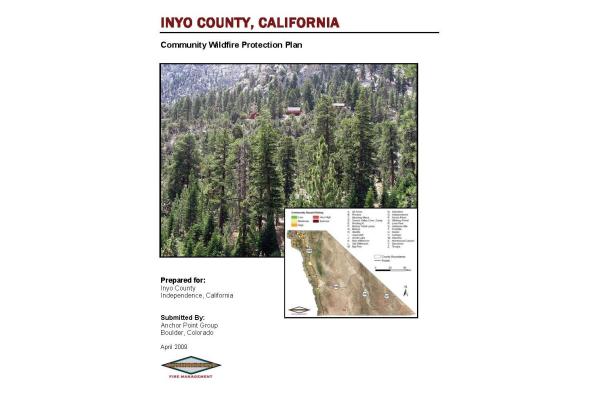 Inyo County Community wildfire Protection Plan